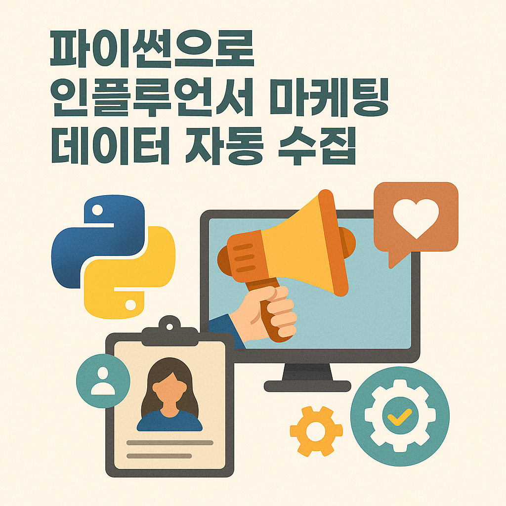 인플루언서 마케팅 데이터 자동수집