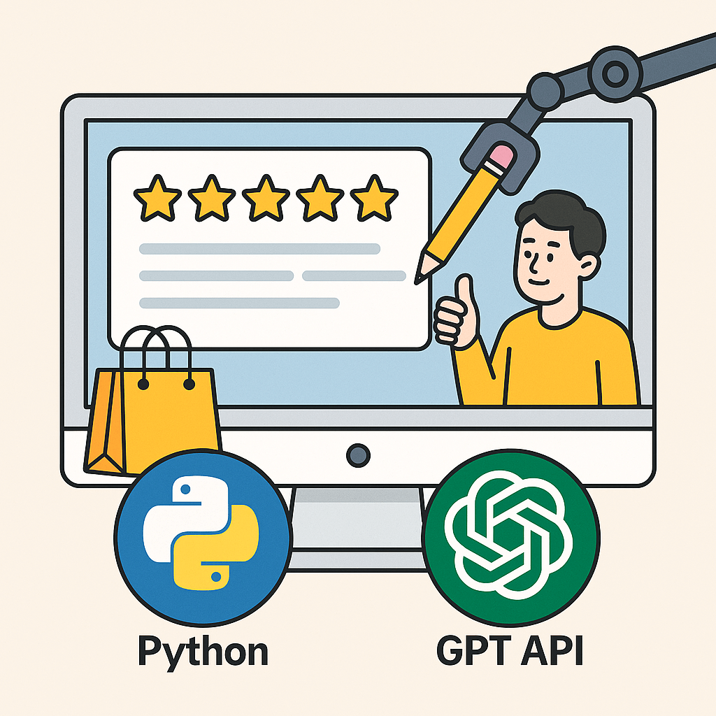 파이썬과 GPT API로 쇼핑몰 후기 자동 작성